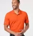 Adidas Golf Clothing A230 Performance Sport Polo Orange front view