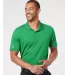 Adidas Golf Clothing A230 Performance Sport Polo Green front view