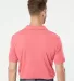 Adidas Golf Clothing A240 Heathered Sport Shirt Power Red Heather back view