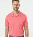 Adidas Golf Clothing A240 Heathered Sport Shirt Power Red Heather front view