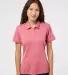 Adidas Golf Clothing A241 Women's Heathered Sport  Power Red Heather front view