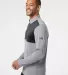 Adidas Golf Clothing A280 Lightweight UPF pullover Grey Three Heather/ Carbon side view
