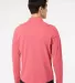 Adidas Golf Clothing A280 Lightweight UPF pullover Power Red Heather/ Carbon back view