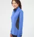 Adidas Golf Clothing A281 Women's Lightweight UPF  Collegiate Royal Heather/ Carbon side view