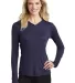 Sport Tek LST358 Sport-Tek  Ladies PosiCharge  Com True Navy front view