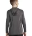 Sport Tek YST358 Sport-Tek  Youth PosiCharge  Comp Iron Grey back view