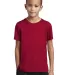 Sport Tek YST420 Sport-Tek  Youth Posi-UV Pro Tee True Red front view