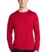 Sport Tek ST420LS Sport-Tek  Posi-UV Pro Long Slee in True red front view