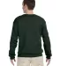 Fruit of the Loom 82300R Supercotton Crewneck Swea Forest Green back view