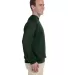 Fruit of the Loom 82300R Supercotton Crewneck Swea Forest Green side view