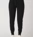 Cotton Heritage W7280 Women's French Terry Jogger in Black front view