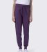 Cotton Heritage W7280 Women's French Terry Jogger Fig Purple
