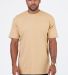 Cotton Heritage MC1086 Men’s Heavy Weight T-Shir Vintage Gold front view