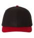 Richardson Hats 514 Surge Adjustable Cap Black/ Red front view