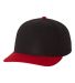 Richardson Hats 514 Surge Adjustable Cap Black/ Red side view