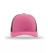 Richardson Hats 115 Low Pro Trucker Cap in Hot pink/ black front view