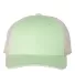 Richardson Hats 115 Low Pro Trucker Cap in Patina green/ birch front view