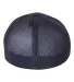 Richardson 110 Fitted Trucker Hat with R-Flex in Navy back view