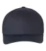 Richardson 110 Fitted Trucker Hat with R-Flex in Navy front view