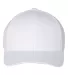 Richardson 110 Fitted Trucker Hat with R-Flex in White front view