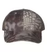 Richardson Hats 111P Washed Printed Trucker Cap in Kryptek highlander/ brown front view