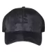 Richardson Hats 111P Washed Printed Trucker Cap in Kryptek typhon/ black front view