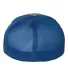 Richardson Hats 172 Fitted Pulse Sportmesh Cap wit Charcoal/ Royal Split back view