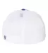 Richardson Hats 172 Fitted Pulse Sportmesh Cap wit Royal/ White Split back view