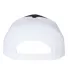 Richardson Hats 312 Twill Back Trucker Cap in Black/ white back view