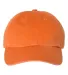 Richardson Hats 320 Washed Chino Cap Orange front view