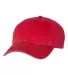Richardson Hats 320 Washed Chino Cap Red side view