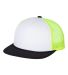 Richardson Hats 113 Foam Trucker Cap White/ Neon Yellow/ Black side view