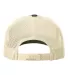 Richardson Hats 112FP Trucker Cap in Heather grey/ birch/ army olive back view