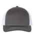 Richardson Hats 112FP Trucker Cap in Charcoal/ white front view