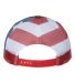 Richardson Hats 112PM Printed Mesh-Back Trucker Ca in Green camo/ stars & stripes back view