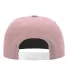 Richardson Hats 256 Umpqua Snapback Cap in Pale peach/ maroon back view