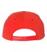Richardson Hats 256 Umpqua Snapback Cap in Red/ white back view
