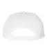 Richardson Hats 256 Umpqua Snapback Cap in White/ black back view