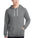 Jerzees 90MR Snow Heather French Terry Pullover Ho in Charcoal