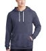 Jerzees 90MR Snow Heather French Terry Pullover Ho in Navy