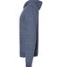 Jerzees 90MR Snow Heather French Terry Pullover Ho in Navy