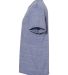 Jerzees 88MR Snow Heather Jersey Crew T-Shirt in Denim