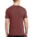 Jerzees 88MR Snow Heather Jersey Crew T-Shirt in Maroon