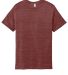 Jerzees 88MR Snow Heather Jersey Crew T-Shirt in Maroon