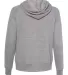 Jerzees 92WR Women's Snow Heather French Terry Ful Charcoal back view