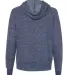 Jerzees 92WR Women's Snow Heather French Terry Ful Navy back view