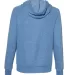 Jerzees 92WR Women's Snow Heather French Terry Ful Royal back view