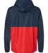 Independent Trading Co. EXP54LWP Lightweight Windb Classic Navy/ Red back view