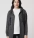 Cotton Heritage W2380 Women's French Terry Full-Zi Marled Ash front view