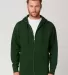 Cotton Heritage M2781 Premium Full-Zip Hoodie (New Forest Green front view